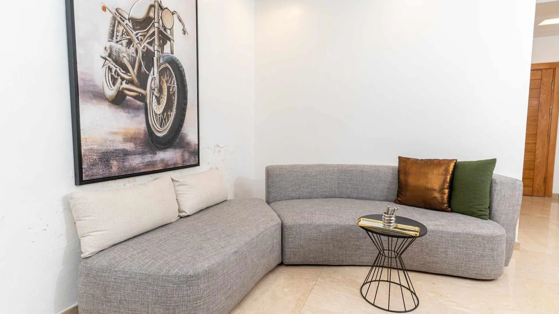 아파트 Garden View And Terrace 3Br - Appartali Luxury Platform 카사블랑카 모로코