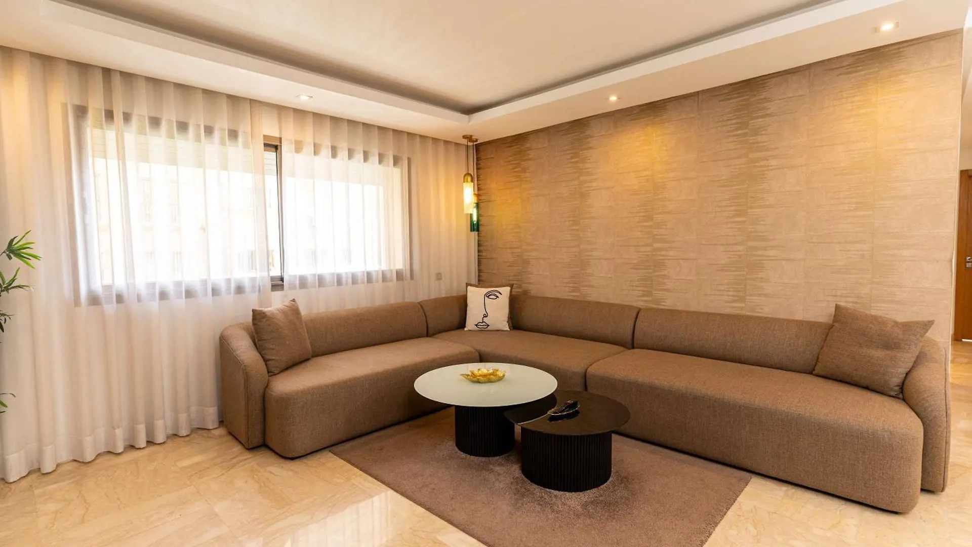 Garden View And Terrace 3Br - Appartali Luxury Platform 카사블랑카
